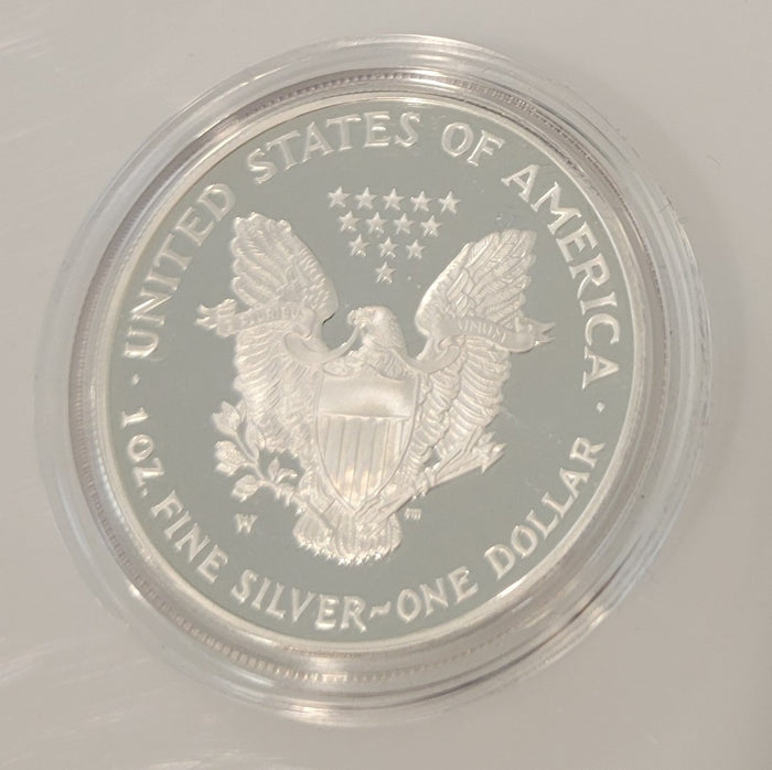 2003 W American Silver Eagle 1 Oz Proof Coin W Box & COA2