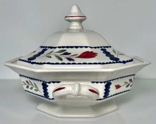 Adams Lancaster Round Covered Vegetable Bowl 8 5/8"1