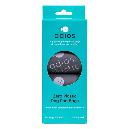 Adios Poop Bags Grey x 4