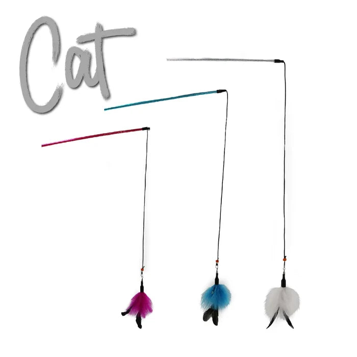 Ancol Feather Bell Cat Dangler Toy