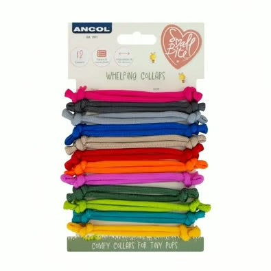 Ancol Puppy Welping Collars - Set 12