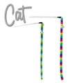 Ancol Rainbow Wiggle Worm Cat Dangler Toy