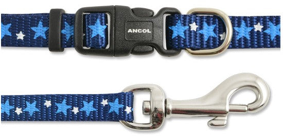 Ancol Small Bite Stars Puppy Collar & Lead Set