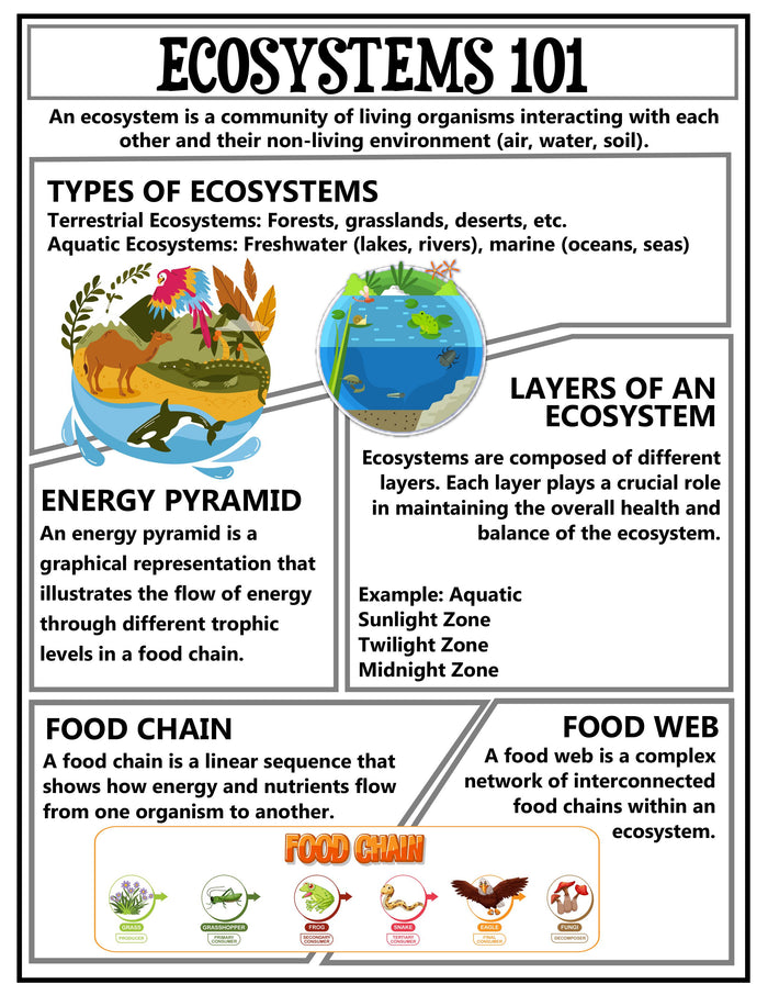 Animal Ecosystems Science Project Pack