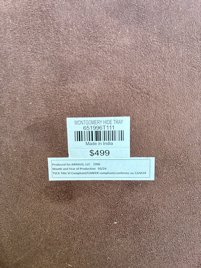 Arhaus Montgomery Hide Decorative Tray