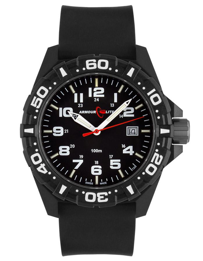 ArmourLite Operator Series Mens Watch - Carbon Fiber Case - Dive Bezel - White - AL1501_56b3ece8-8aa1-4f8d-bb5f-5e9827e9bb01