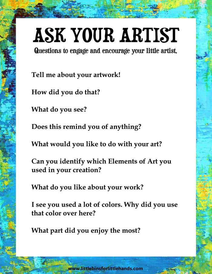Artist Activity Challenge Pack