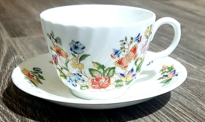 Aynsley Cottage Garden Factory Seconds Cup and Saucer0