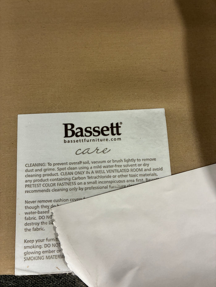 Bassett Gray Upholstered Sofa