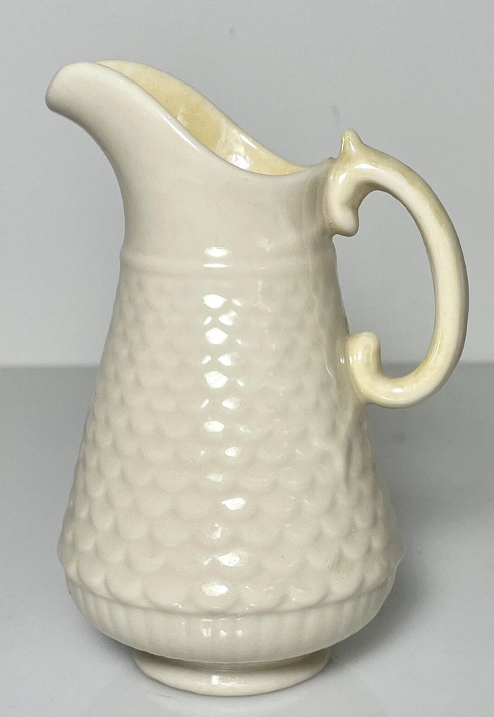 Belleek Pottery Scale Creamer 4 1/4" D306 Mark 5 Y0