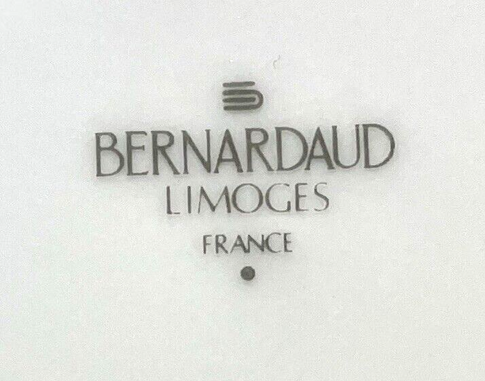 Bernardaud Borghese Limoges Handled Cake Plate 11 3/4"1
