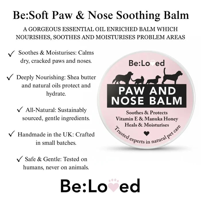 Be:Soft Dog Pet Nose & Paw Balm Soothing Healing
