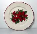Better Homes and Gardens Poinsettia Salad Plate 8 3/4"0