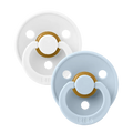Bibs 2pk Colour Pacifiers Round