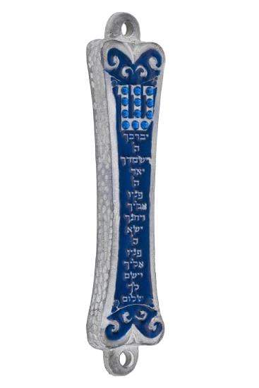 Birchat Cohanim Mezuzah-Blue