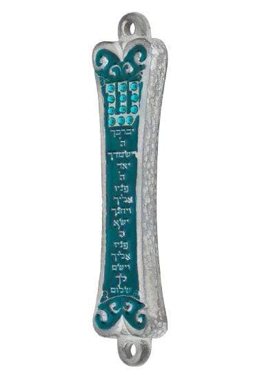 Birchat Cohanim Mezuzah-Turquoise