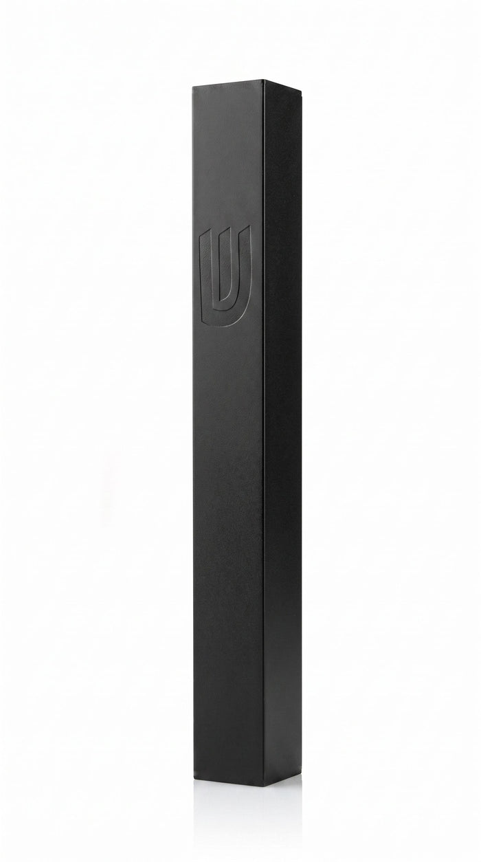 Black Aluminum Outdoor Mezuzah