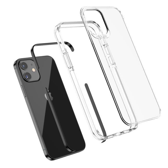 Black Case for iPhone 12 mini TAFFYCA Series