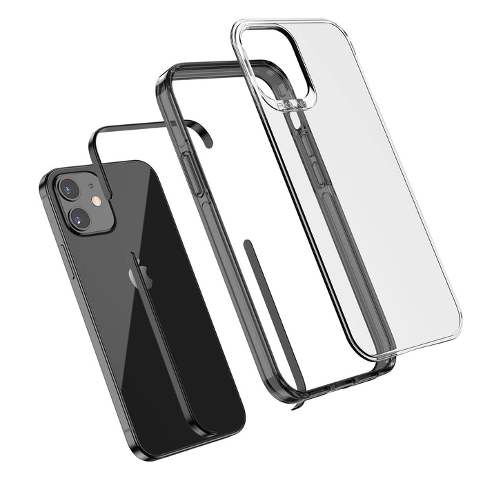 Black Case for iPhone 12 Pro Max TAFFYCA Series