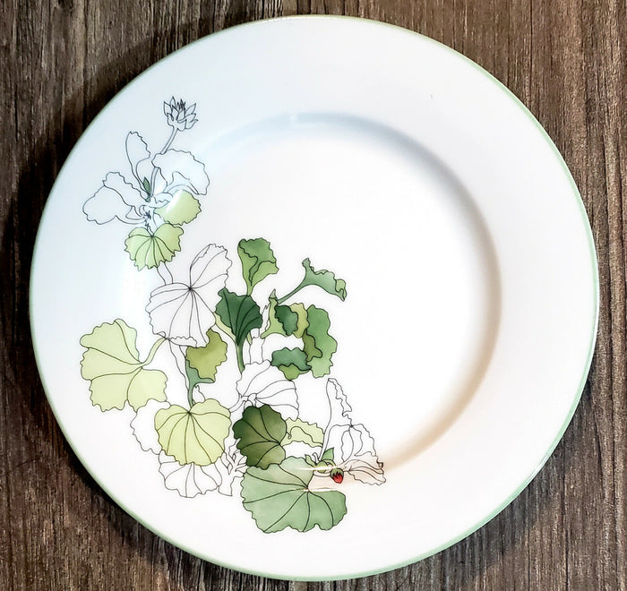 Block Spal Geranium Bread and Butter Plate 6 3/8"0
