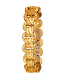 Bruno Magli Womens Mira Gold Textured Link Bracelet - 19.171182.G_6adf037a-b604-4c44-89f1-ac466ac3e889