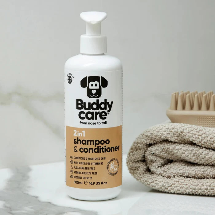 Buddycare 2-in-1 Shampoo & Conditioner - 500ml