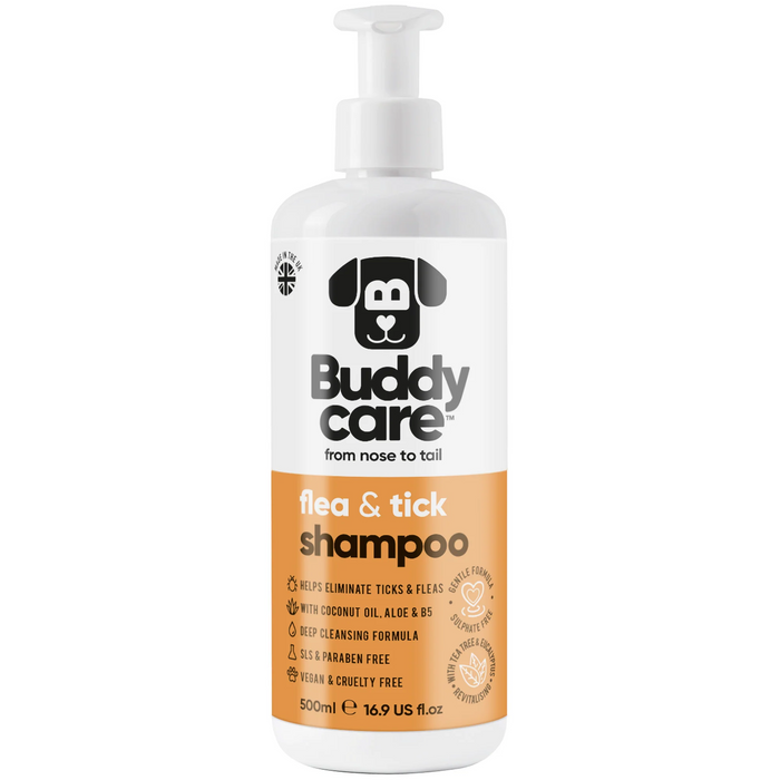 Buddycare Flea & Tick Shampoo - 500ml