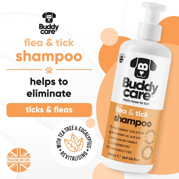 Buddycare Flea & Tick Shampoo - 500ml