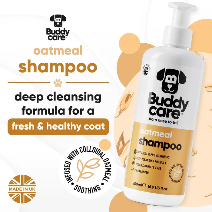 Buddycare Oatmeal Dog Shampoo - 500ml