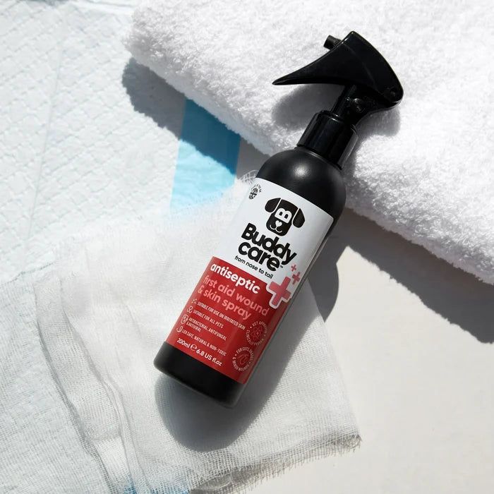 Buddycare Pet Antiseptic First Aid Wound & Skin Spray - 200ml