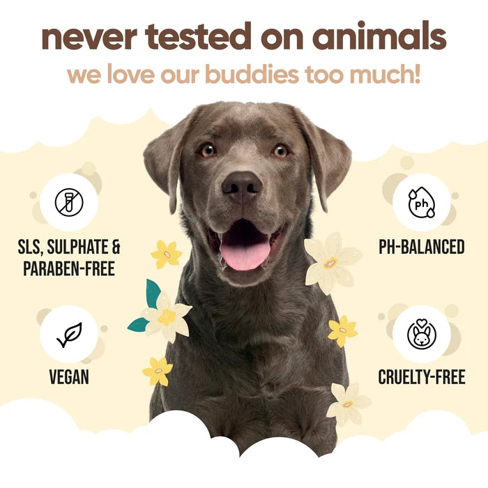 Buddycare Vanilla & Shea Butter Dog Shampoo - 500ml