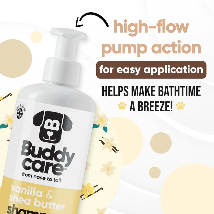 Buddycare Vanilla & Shea Butter Dog Shampoo - 500ml