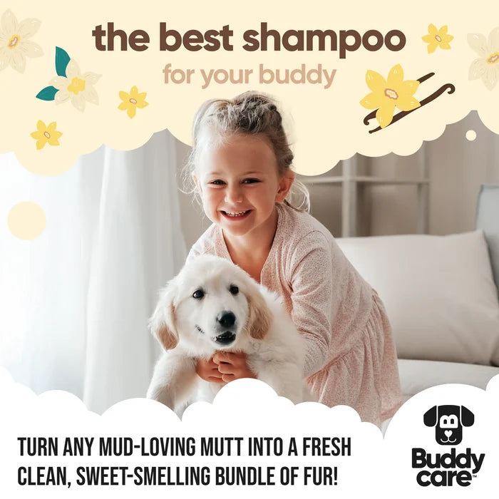 Buddycare Vanilla & Shea Butter Dog Shampoo - 500ml
