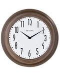 Bulova Beacon Wall Clock - Full Lighted Dial - Wood-tone Case - C4863_072c6237-d167-41c5-94d2-5b68b54e2905