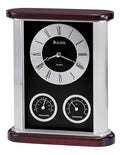 Bulova Belvedere Executive Desk & Table Clock - Silver-Tone and  Mahogany Stain - B7590_bd952c04-46b7-4f9b-b0aa-84661afa6440