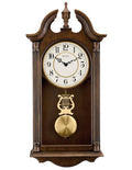 Bulova Saybrook Hardwood Pendulum Wall Clock - Warm Cherry Finish - Triple Chime - C1517