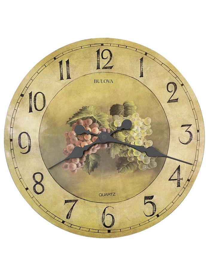 Bulova Whittingham Wall Clock - Antique Fruit Pattern Dial - C3260_8b34f626-0880-4e08-977c-f6cf495c36ab