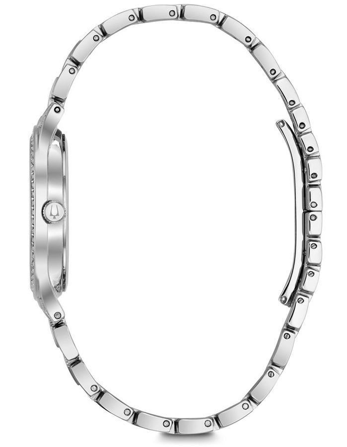 Bulova Womens Swarovski Crystal Watch - White MOP Dial - 30m - 96L242A