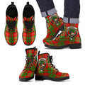 Burnett Ancient Leather Boots Footwear Shoes