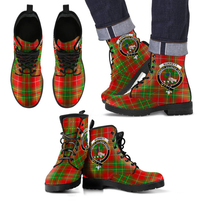 Burnett Ancient Leather Boots Footwear Shoes