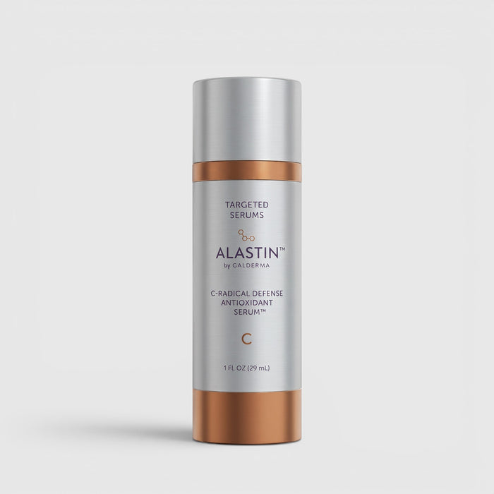Shop Rescue Spa C-RADICAL Defense antioxidant serum bottle in silver and copper packaging