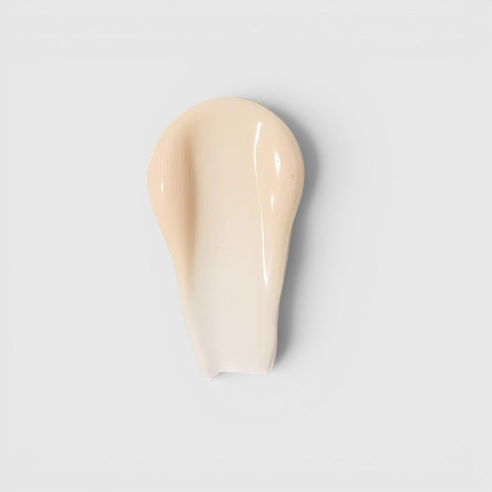 Shop Rescue Spa C-RADICAL Defense antioxidant serum swatch showing a smooth, creamy, off-white texture.