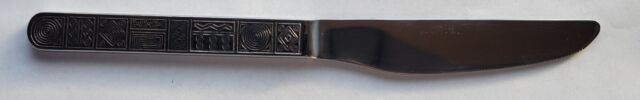 Cambridge Aztec Stainless Flatware Knives Silverware0