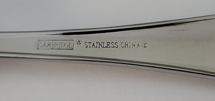 Cambridge Rooster Glossy Matte Fork 8 1/2" Stainless 18 0 Flatware2