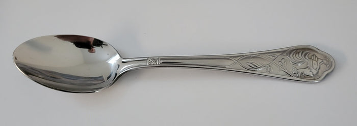Cambridge Rooster Glossy Matte Teaspoon 6 3/4" Stainless 18 0 Flatware0