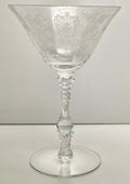 Cambridge Rose Point Clear Champagne Tall Sherbet 6 3/8"0