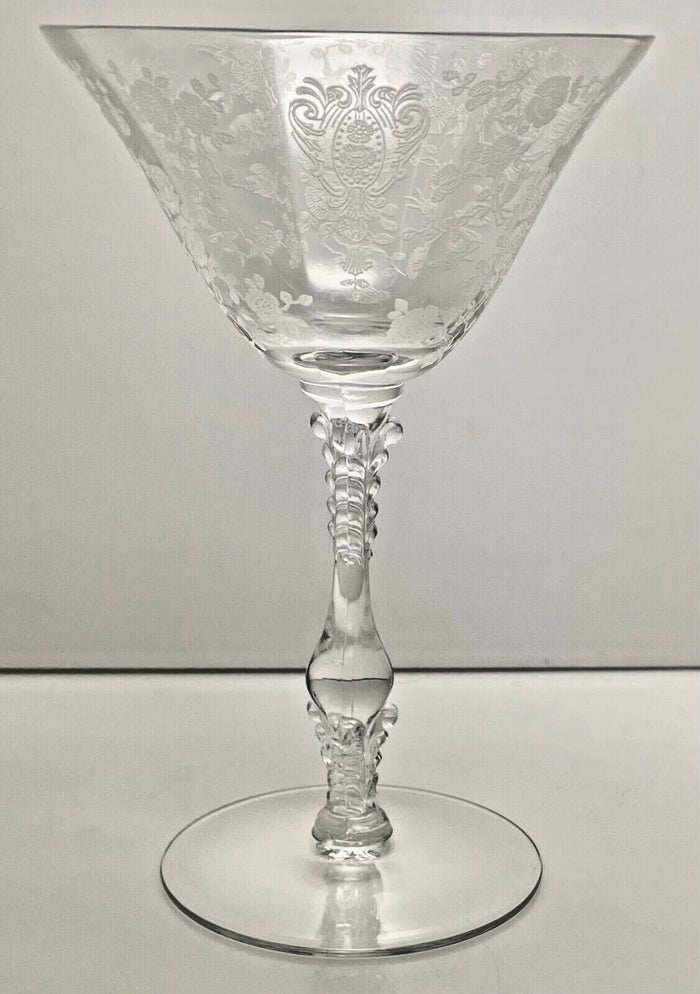 Cambridge Rose Point Clear Champagne Tall Sherbet 6 3/8"1