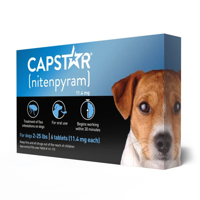 Capstar 11.4 mg Tablets - Kills Fleas and Maggots