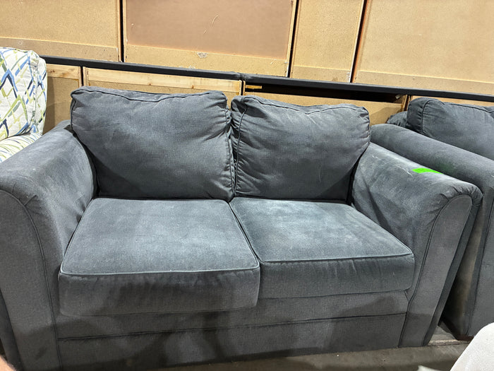 Charcoal Gray Loveseat