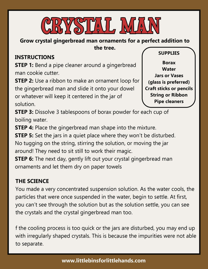 Christmas Gingerbread Project Pack